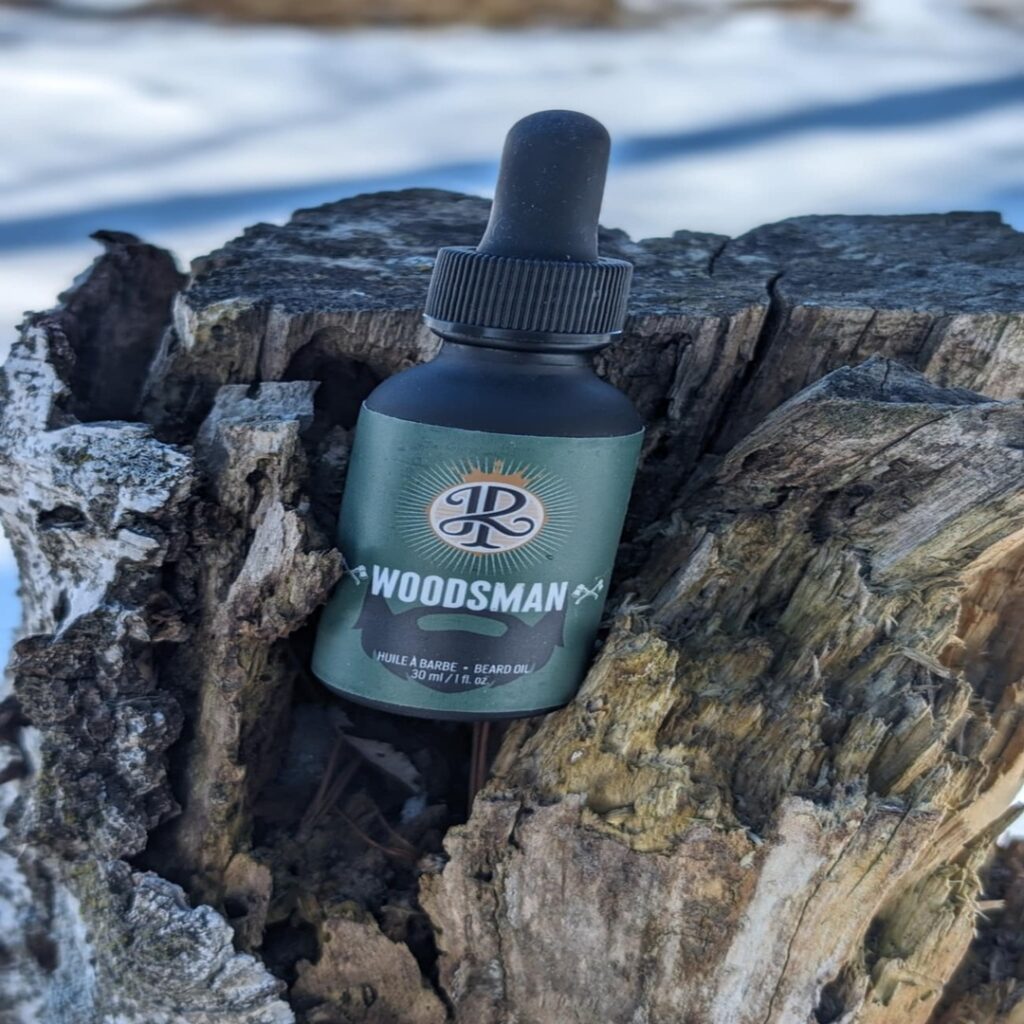 huile woodsman produits de soins pour la barbe